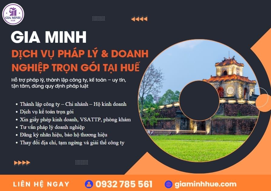 Thành lập công ty tại Huế nhanh chóng, đúng quy định pháp luật 1 thanh lap cong ty tai hue