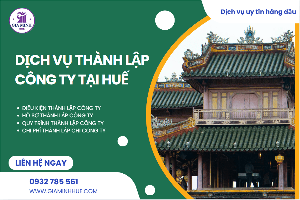  Đăng ký kinh doanh tại Sở KHĐT Huế