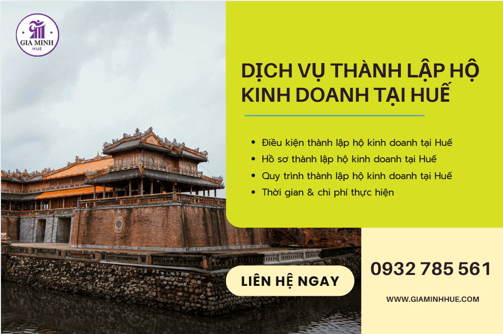 Nộp hồ sơ hộ kinh doanh tại Huế