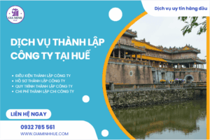 Tư vấn pháp lý thành lập công ty tại Huế