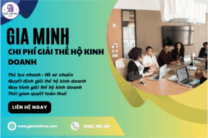 Chi phí giải thể hộ kinh doanh tại Huế theo quy định mới.