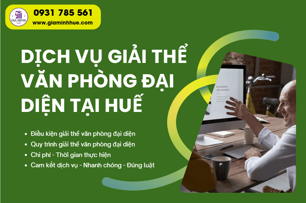 Giấy chứng nhận hoạt động văn phòng đại diện tại Huế.