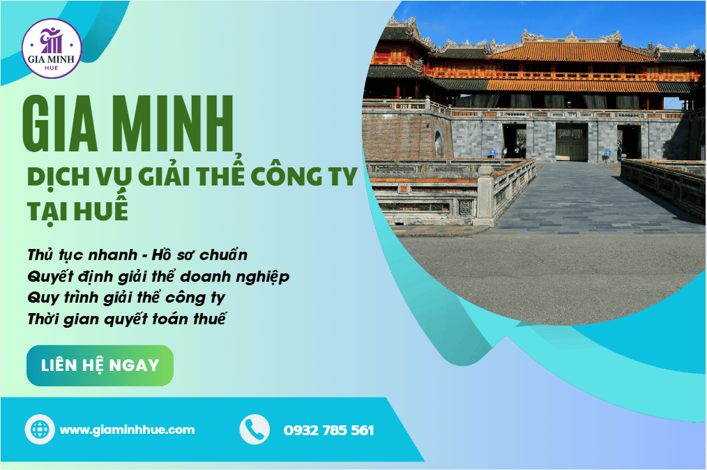 Lệ phí giải thể doanh nghiệp tại Huế theo quy định hiện hành.